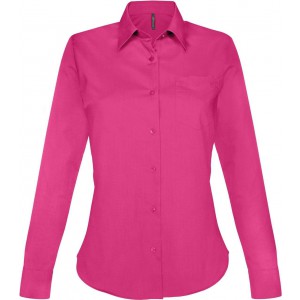 JESSICA > LADIES' LONG-SLEEVED SHIRT, Fuchsia (shirt)