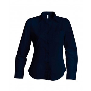 JESSICA > LADIES' LONG-SLEEVED SHIRT, Navy (shirt)