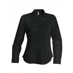 JESSICA > LADIES' LONG-SLEEVED SHIRT, Zinc (shirt)