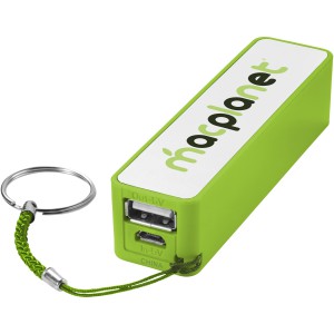 Jive 2000 mAh power bank, Lime,White (Powerbanks)