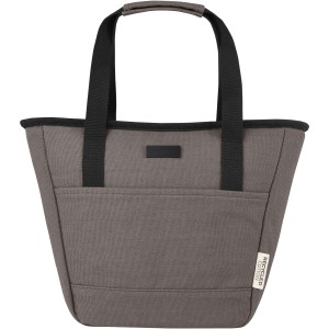 Joey 9-can GRS recycled canvas lunch cooler bag 6L, Grey (Cooler bags)