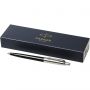 Jotter ballpoint pen, solid black,Silver