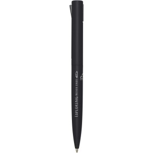 Juana recycled aluminium ballpoint pen, Solid black (Metallic pen)