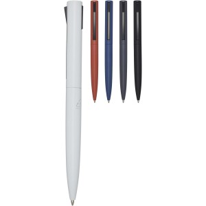 Juana recycled aluminium ballpoint pen, White (Metallic pen)