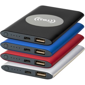 Juice 4000mAh wireless powerbank, Red (Powerbanks)