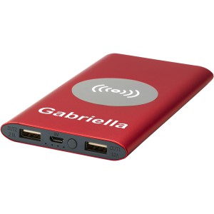 Juice 8000mAh wireless powerbank, Red (Powerbanks)