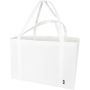 Jumbo GRS recycled non-woven extra large tote bag 65L, White