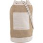 Jute duffel bag Austin, brown