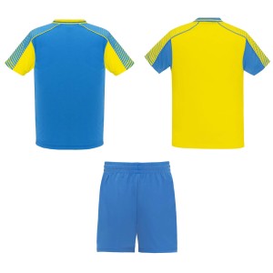 Juve kids sports set, Yellow, Royal blue (T-shirt, mixed fiber, synthetic)