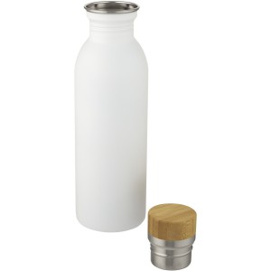 Kalix 650 ml stainless steel sport bottle, White (Water bottles)