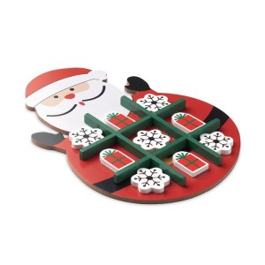 Christmas wooden tic tac toe, Red <font size=1>[ENG]</font>