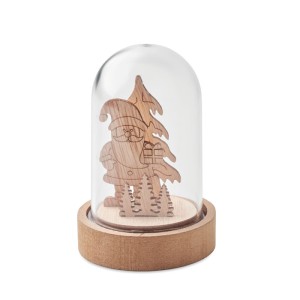 Christmas LED ornament, Wood <font size=1>[ENG]</font>