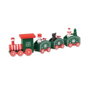 Wooden Christmas train, Mix Colour <font size=1>[ENG]</font>