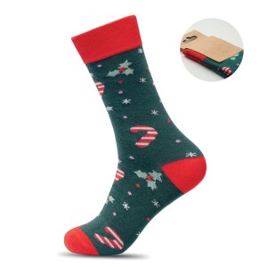 Pair of Christmas socks L, Green <font size=1>[ENG]</font>