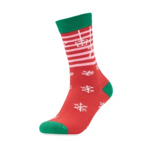 Pair of Christmas socks L, Red <font size=1>[ENG]</font>