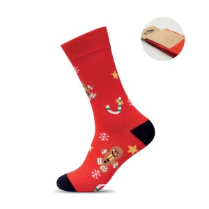 Pair of Christmas socks M, Red <font size=1>[ENG]</font>