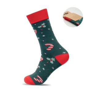 Pair of Christmas socks M, Green <font size=1>[ENG]</font>