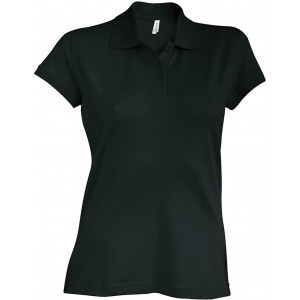 BROOKE - LADIES' SHORT-SLEEVED POLO SHIRT, Black <font size=1>[ENG]</font>