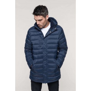 MEN'S LIGHTWEIGHT HOODED PADDED PARKA, Black <font size=1>[ENG]</font>