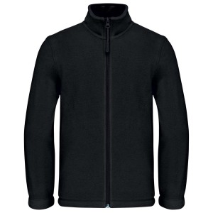 KIDS' FULL ZIP FLEECE JACKET, Black <font size=1>[ENG]</font>
