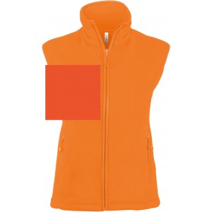 MELODIE - LADIES' MICROFLEECE GILET, Fluorescent Orange <font size=1>[ENG]</font>