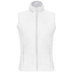 MELODIE - LADIES' MICROFLEECE GILET, White <font size=1>[ENG]</font>