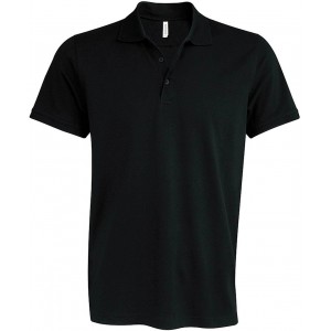 MIKE - MEN'S SHORT-SLEEVED POLO SHIRT, Black <font size=1>[ENG]</font>