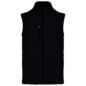 MEN'S SOFTSHELL BODYWARMER, Black <font size=1>[ENG]</font>