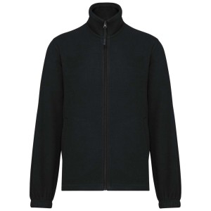 UNISEX MICROFLEECE ELASTICATED JACKET, Black <font size=1>[ENG]</font>