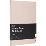Karst<sup>®</sup> A5 stone paper hardcover notebook - lined, Light pi (10779040)