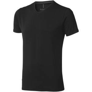 Kawartha short sleeve men's organic t-shirt, solid black (T-shirt, 90-100% cotton)