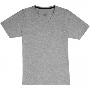 Kawartha short sleeve women's organic t-shirt, Grey melange (T-shirt, 90-100% cotton)