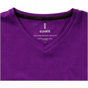 Kawartha short sleeve women's organic t-shirt, Plum (T-shirt, 90-100% cotton)