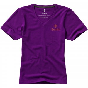 Kawartha short sleeve women's organic t-shirt, Plum (T-shirt, 90-100% cotton)