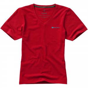 Kawartha short sleeve women's organic t-shirt, Red (T-shirt, 90-100% cotton)