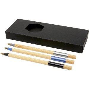 Kerf Bambus-Stiftset 3-teilig, schwarz, natur