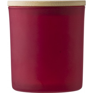 Glaskerze Lucas, Rot