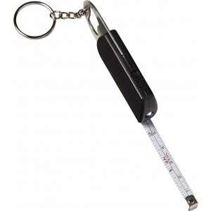 ABS key holder with bottle opener Karen, black (Keychains)