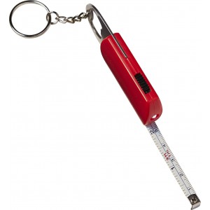 ABS key holder with bottle opener Karen, red (Keychains)