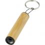 Cane bamboo key ring with light, Natural