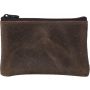 Leather key wallet Phillipa, brown