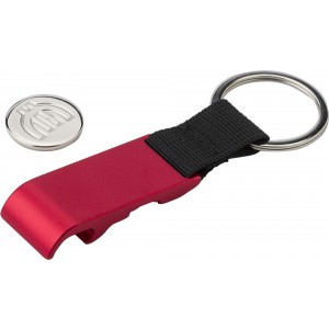 Metal key holder Lionel, red (Keychains)