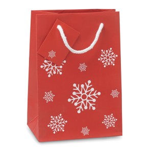 Gift paper bag small, Red <font size=1>[ENG]</font>