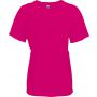 KIDS' SHORT SLEEVED SPORTS T-SHIRT, Fuchsia