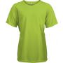 KIDS' SHORT SLEEVED SPORTS T-SHIRT, Lime