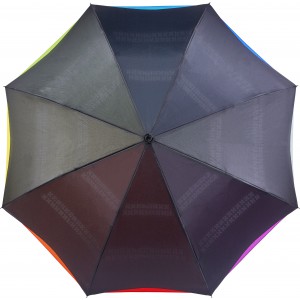 Reversibler Automatikschirm aus Pongee Daria, custom/multico