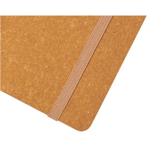 Kilau recycled leather notebook, Natural (Notebooks)