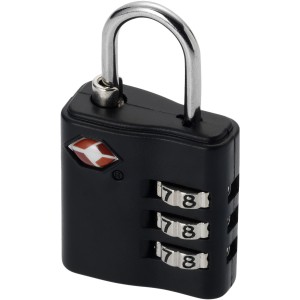 Kingsford TSA-compliant luggage lock, solid black (Travel items)