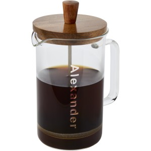 Ivorie 600 ml coffee press, Transparent, Wood (Kitchen glass)