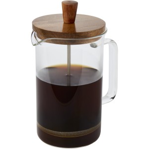 Ivorie 600 ml coffee press, Transparent, Wood (Kitchen glass)